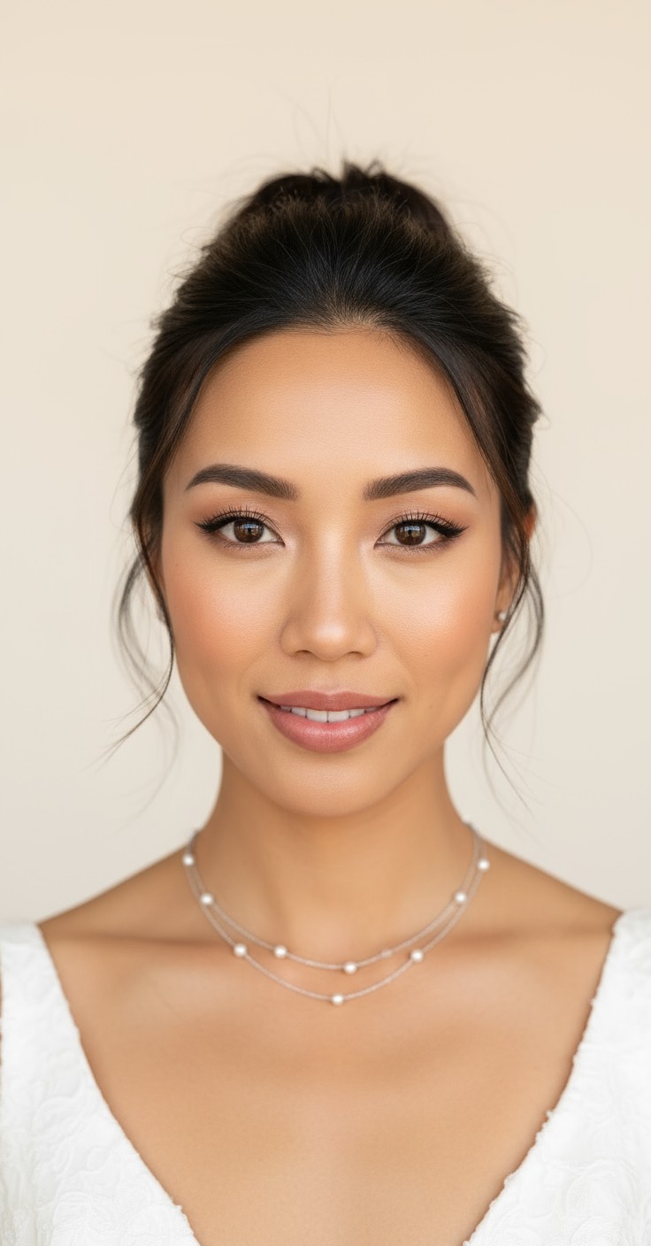 After Messy Hair Bun